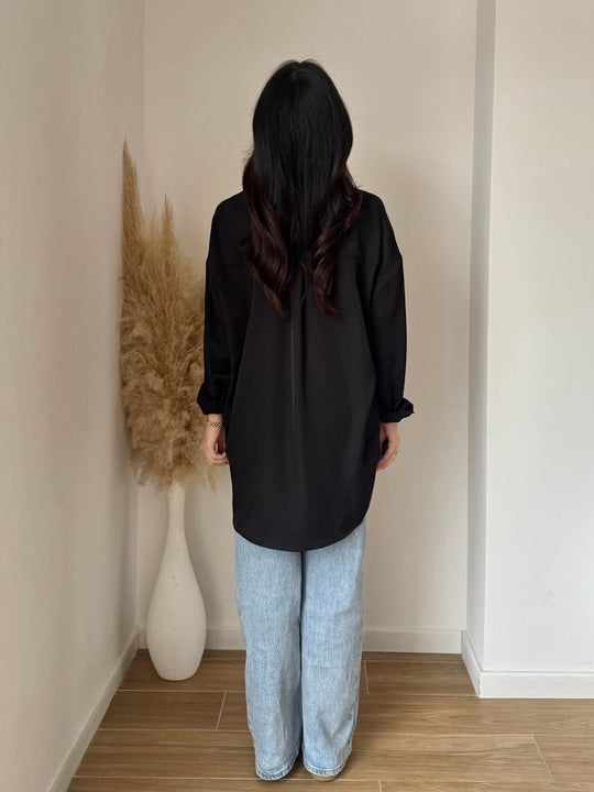 Chemise fluide Noir PF313