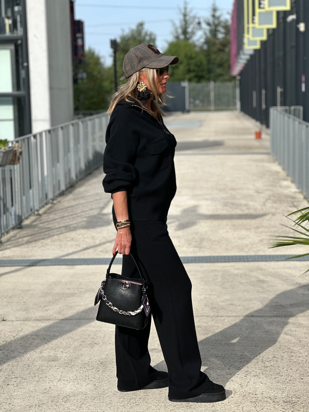 Gilet zip col cheminée poches 8930