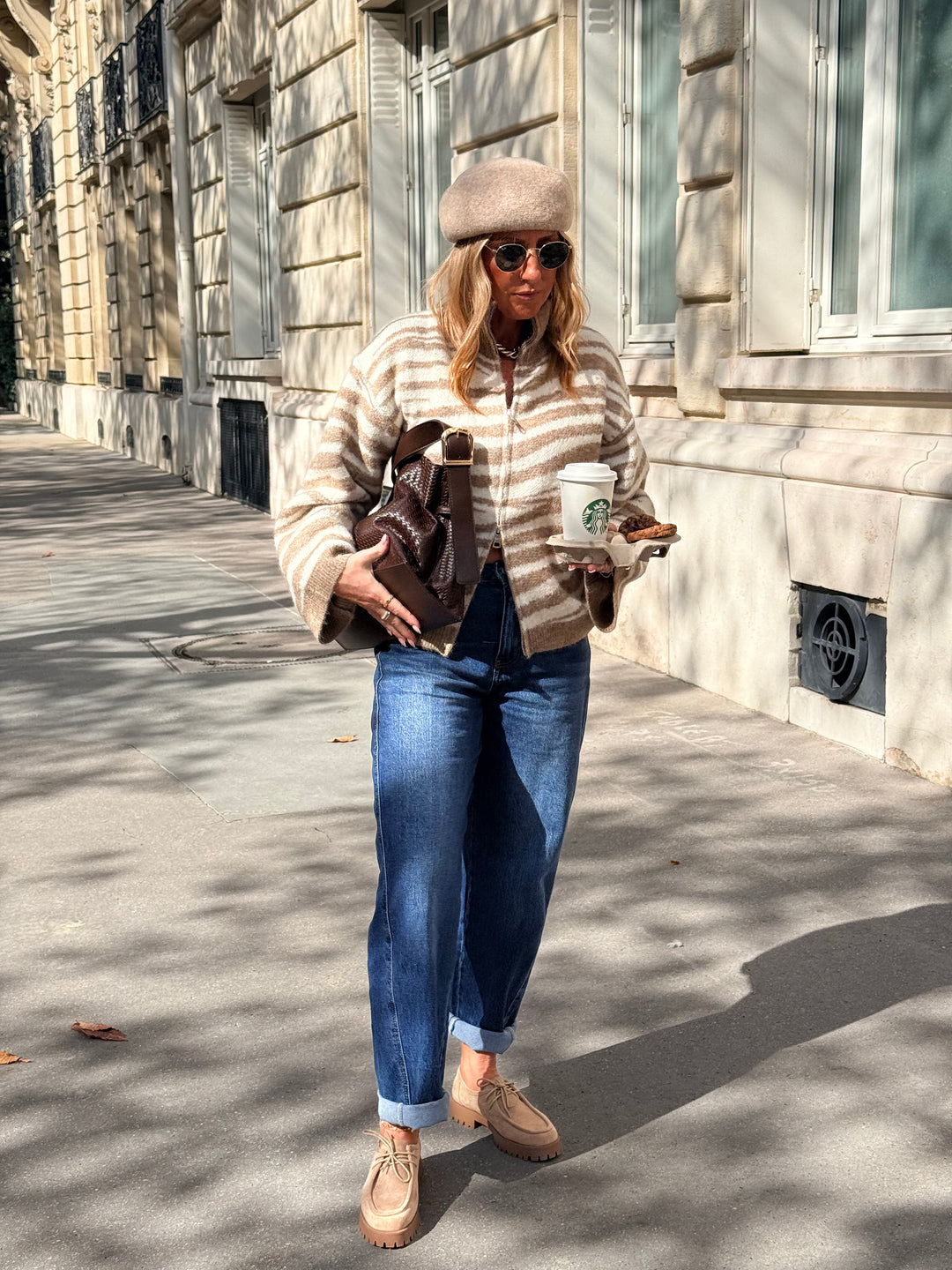 Jean mom Bleu foncé 78565