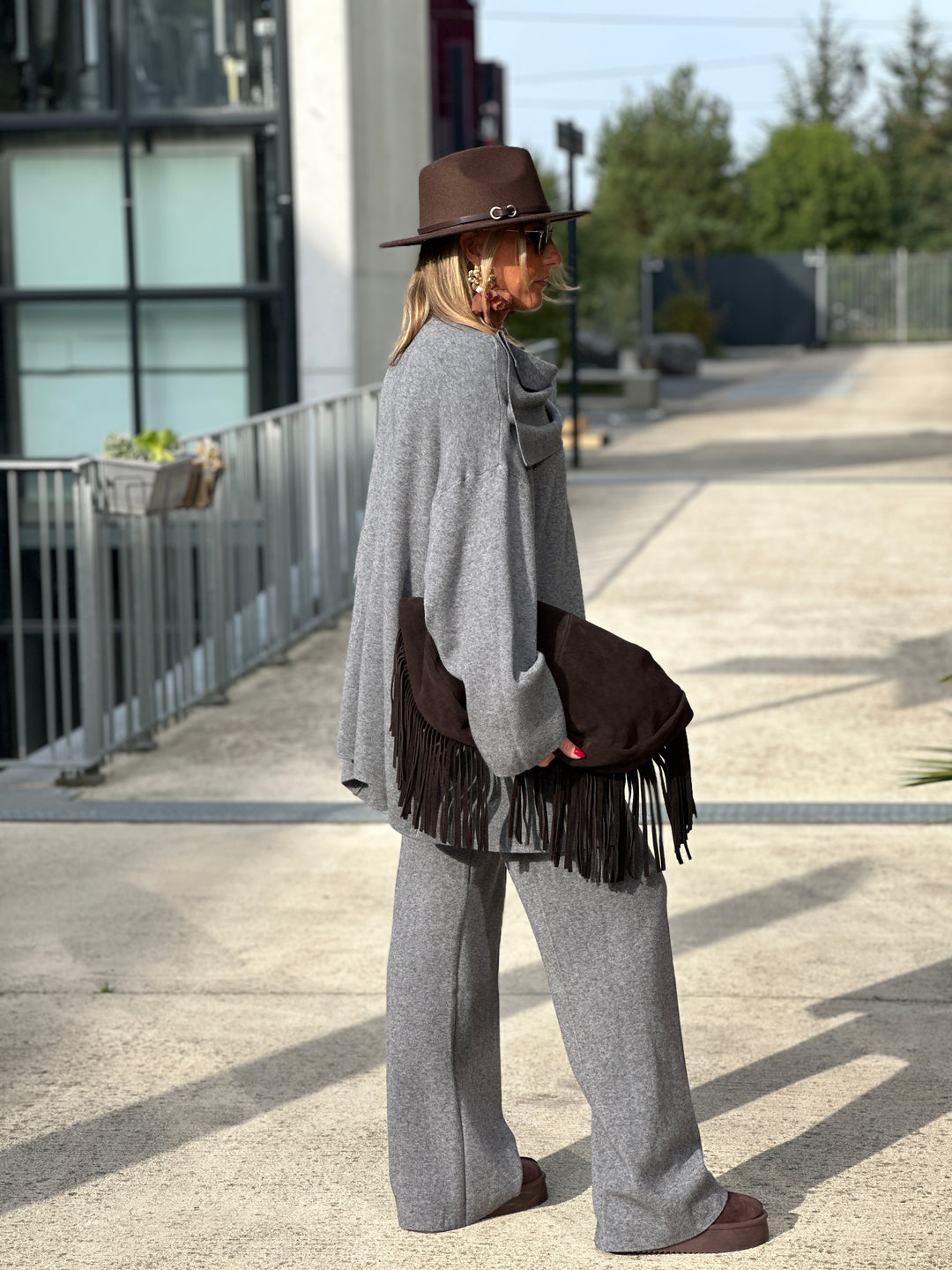Pull poncho boutons 8965