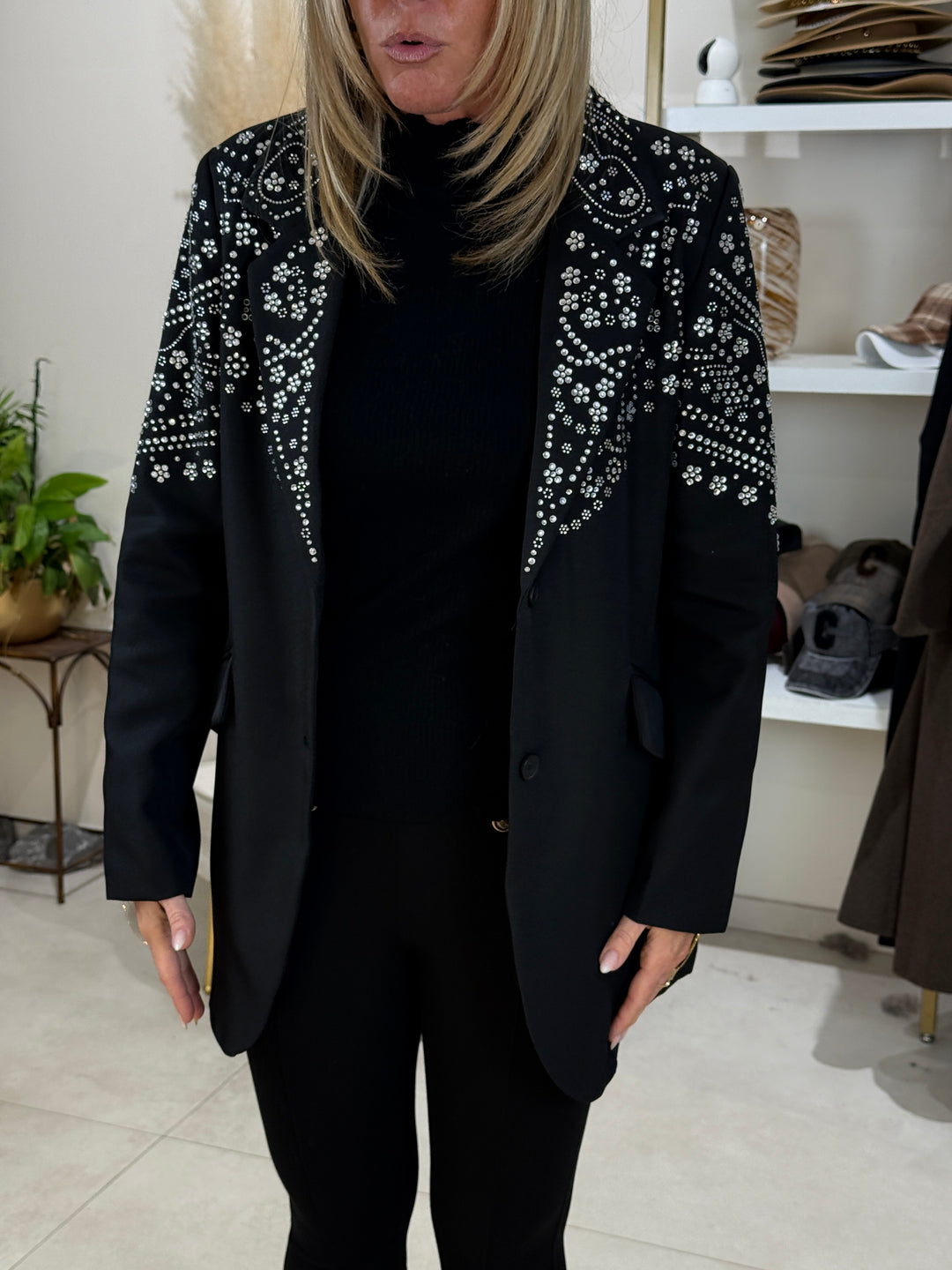 Blazer strass col 9580