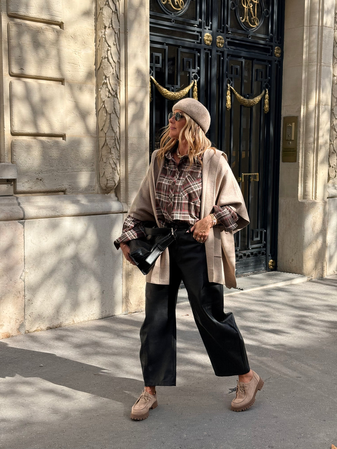 Gilet a Capuche Beige YM276