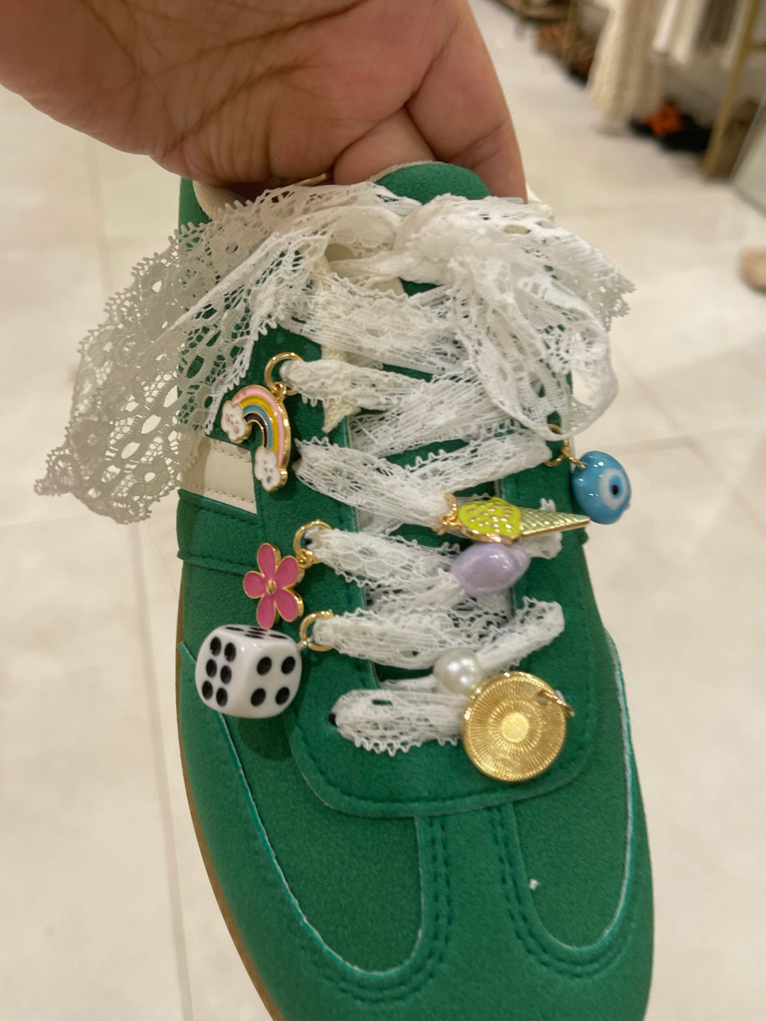 Lacets chaussures dentelle