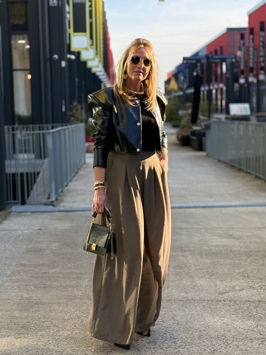 Pantalon Tres Évasé Mocha 11576P