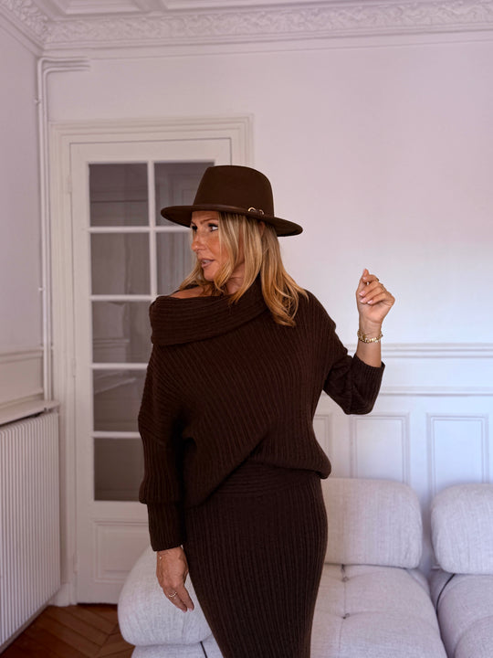 Ensemble maille jupe 91041