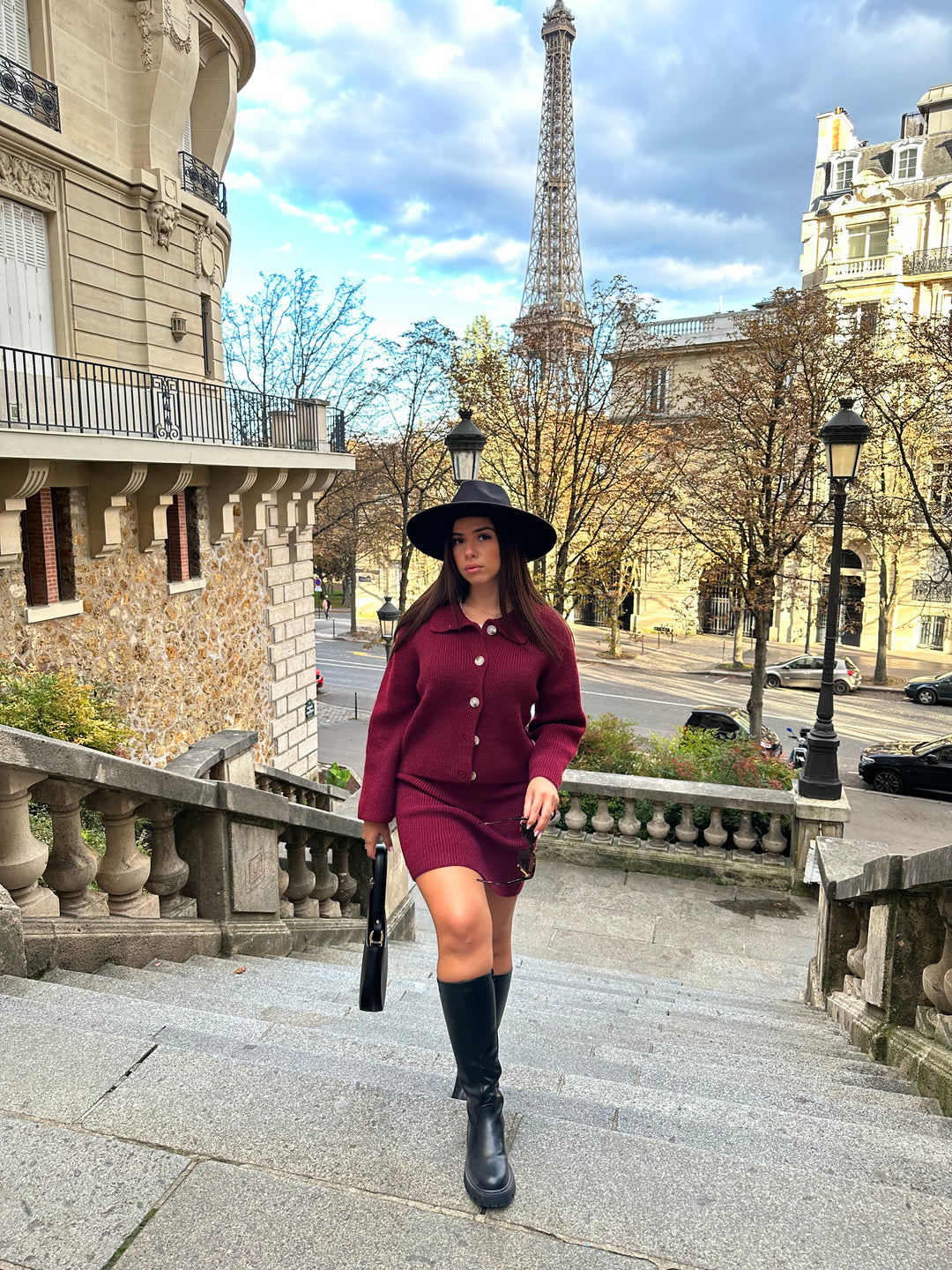 Ensemble maille Lucie Bordeaux / Dr