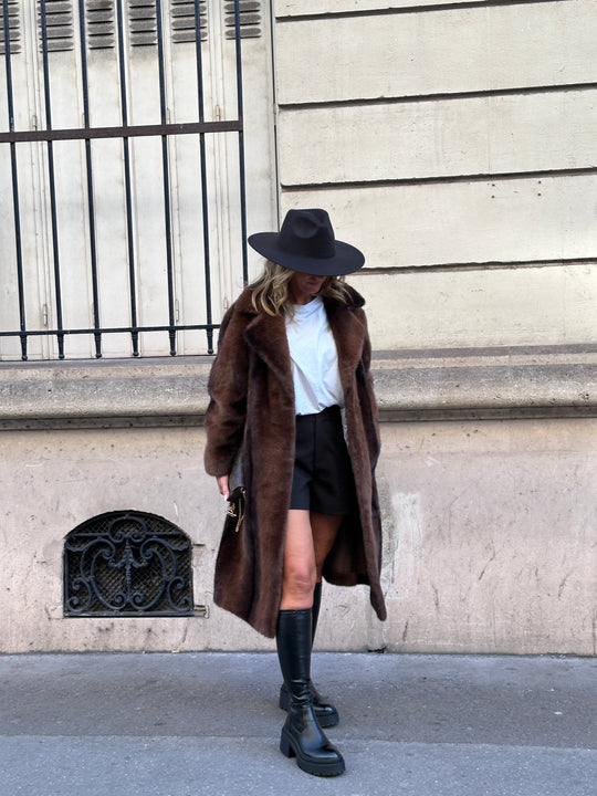 Manteau fourrure milong (chérie) 3528