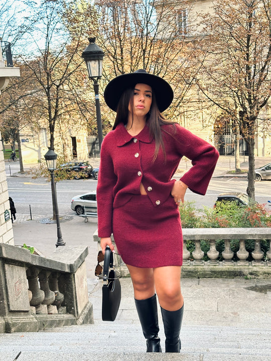 Ensemble maille Lucie Bordeaux / Dr