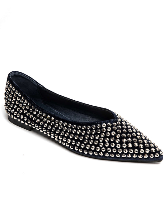 Ballerine clous bleu marine  9781