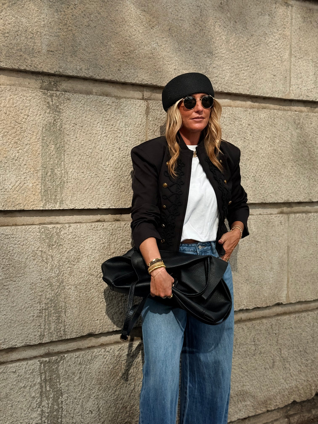 Veste officier Noir V15880