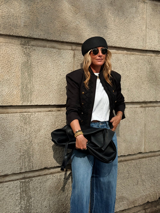 Veste officier Noir V15880