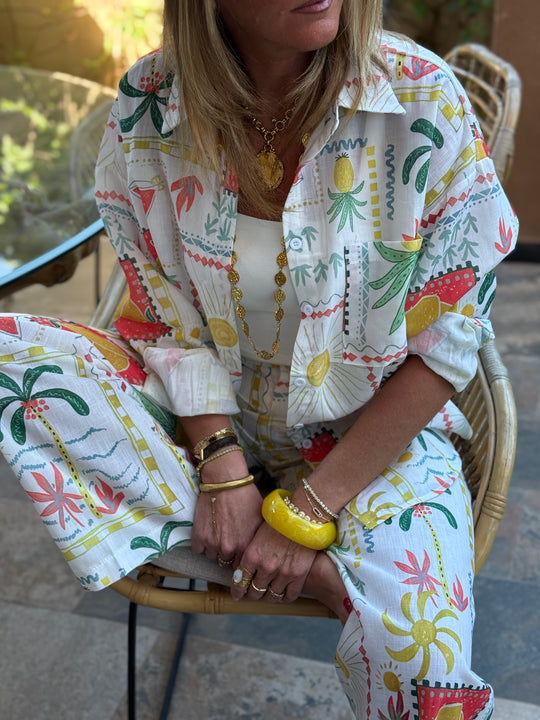 Ensemble imrpieee palmiers citron 11102