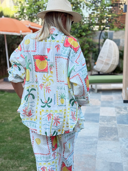 Ensemble imrpieee palmiers citron 11102