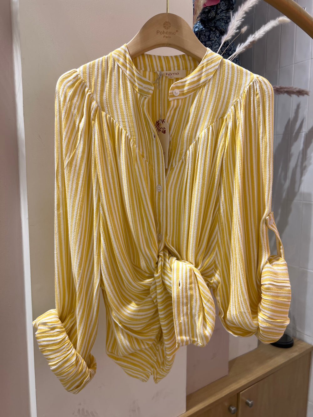 chemise rayure blanc