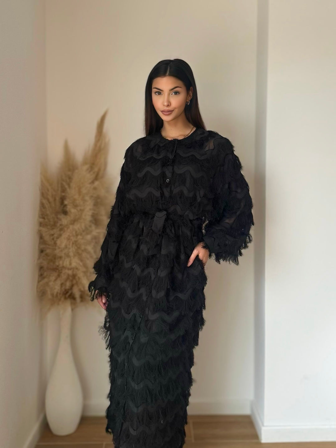 robe kimono noir 225