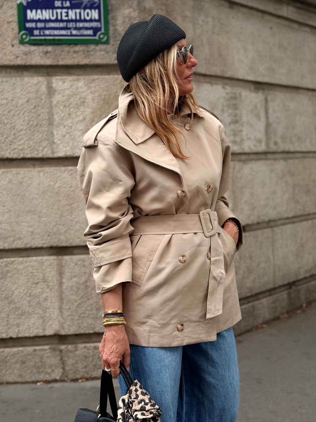 Veste trench ceinture V13020