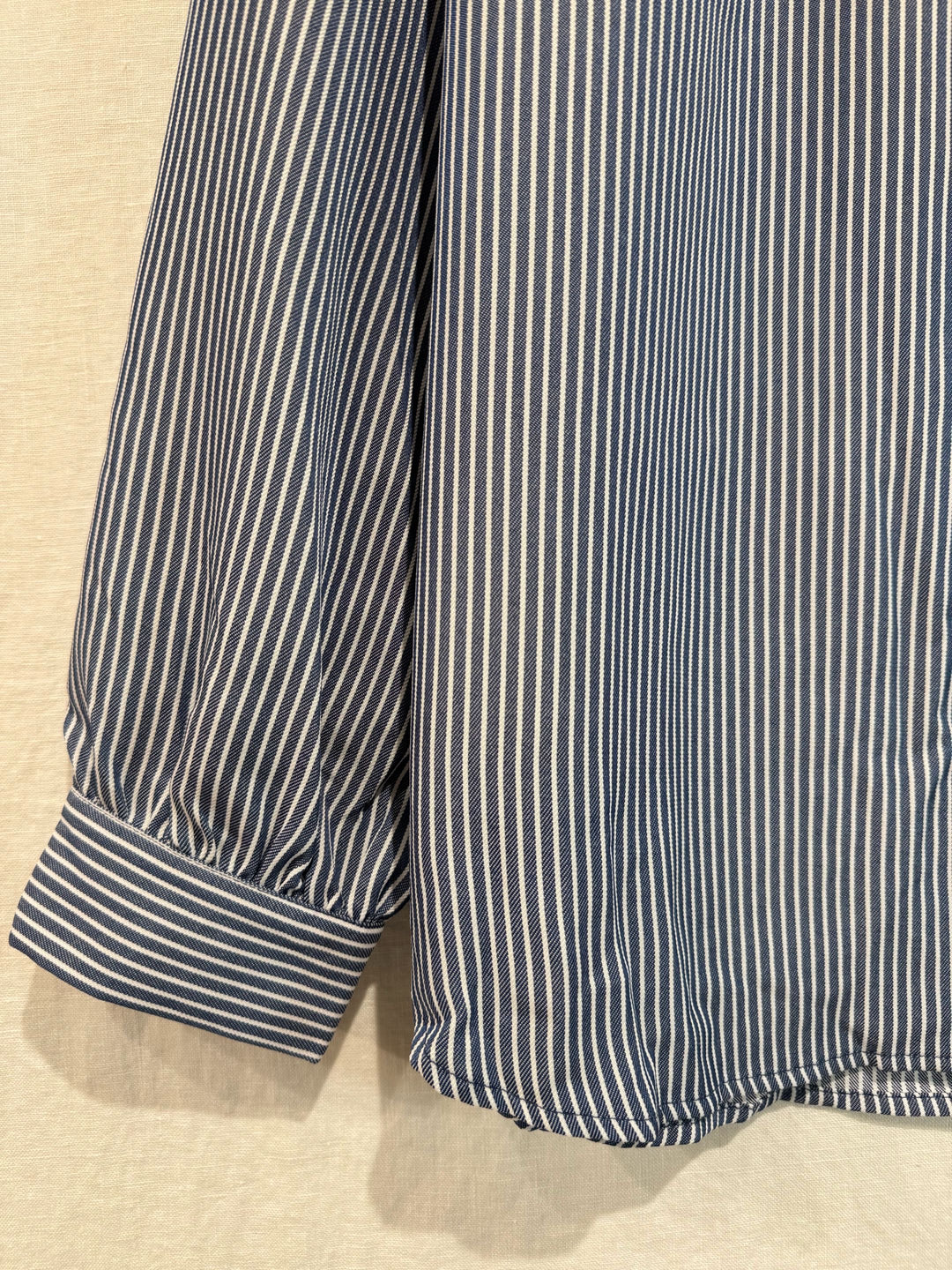 Chemise rayure col Bleu 6031 (grande taille )