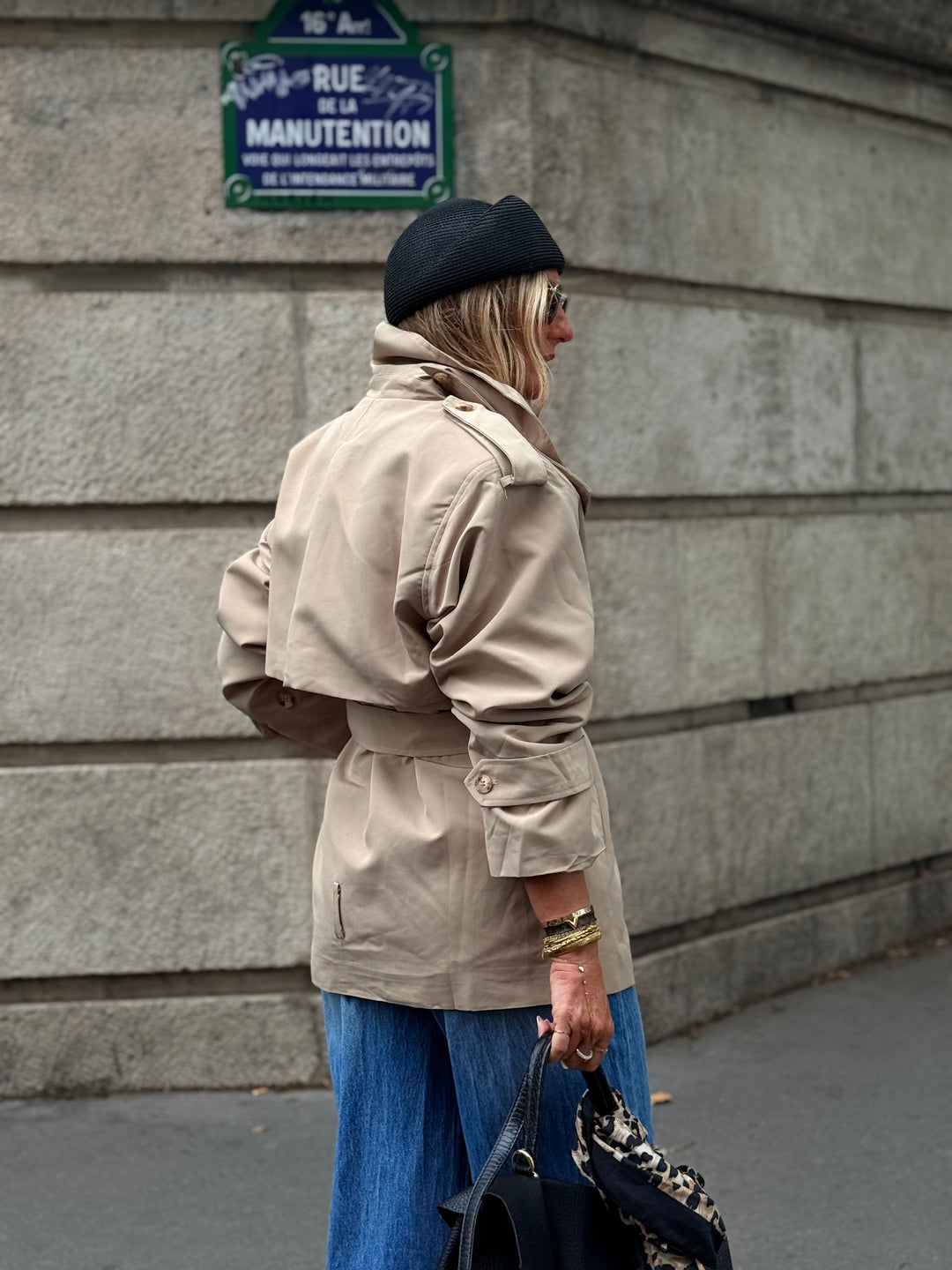 Veste trench ceinture V13020