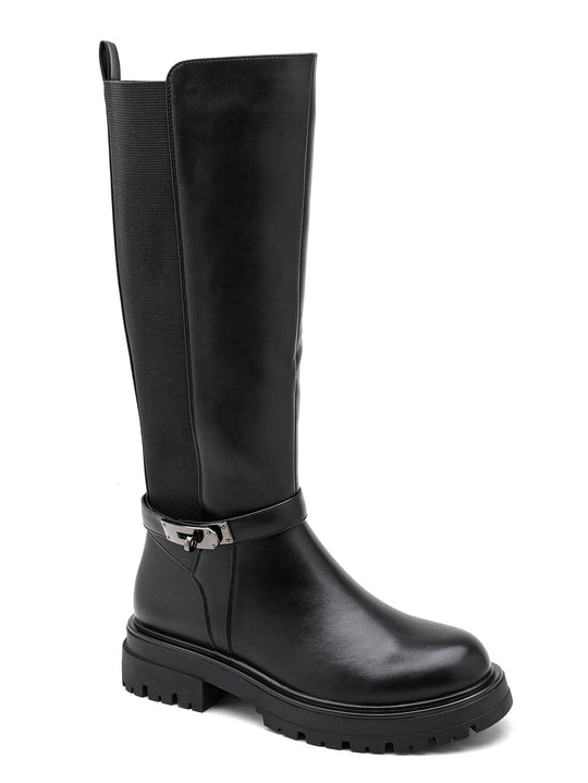 Bottes cavalières Noir Lanière 6361
