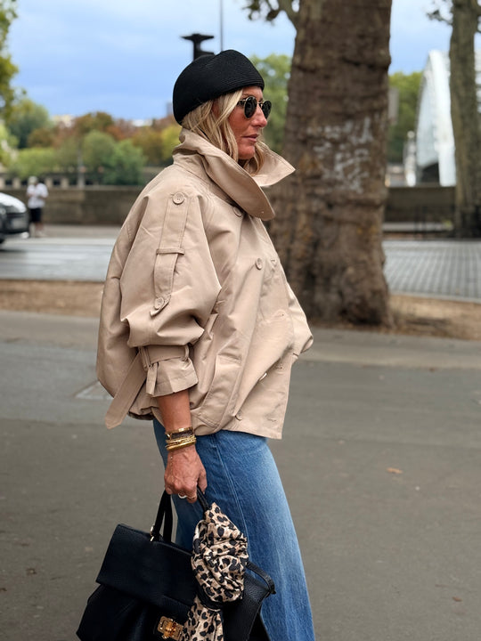Veste trench Col montant V15061
