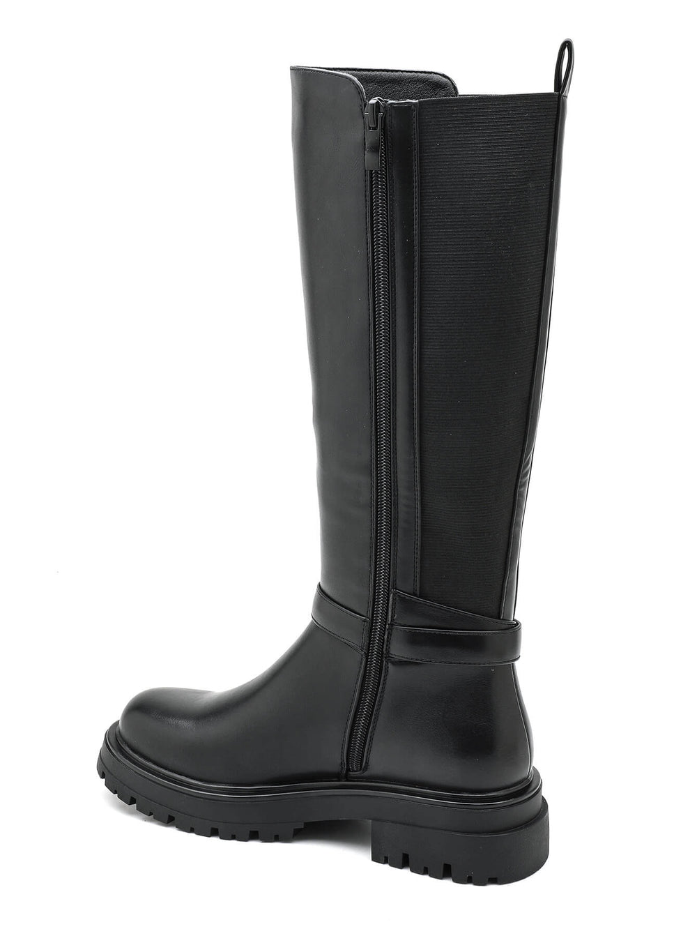 Bottes cavalières Noir Lanière 6361