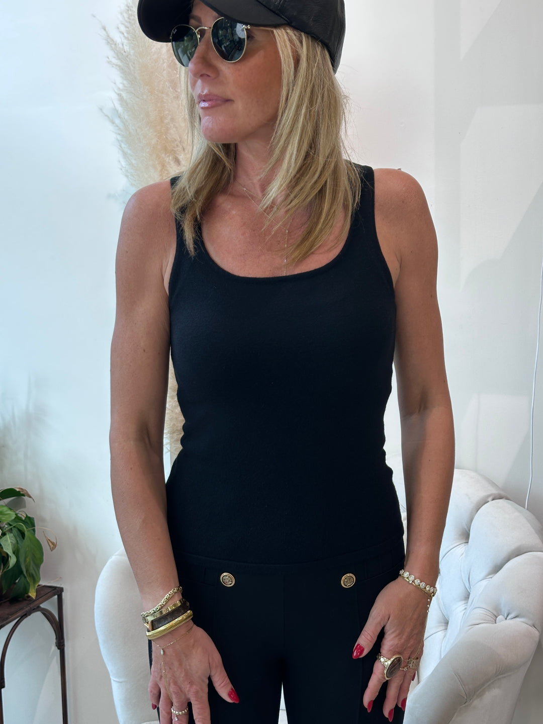 Top maille col carre 007