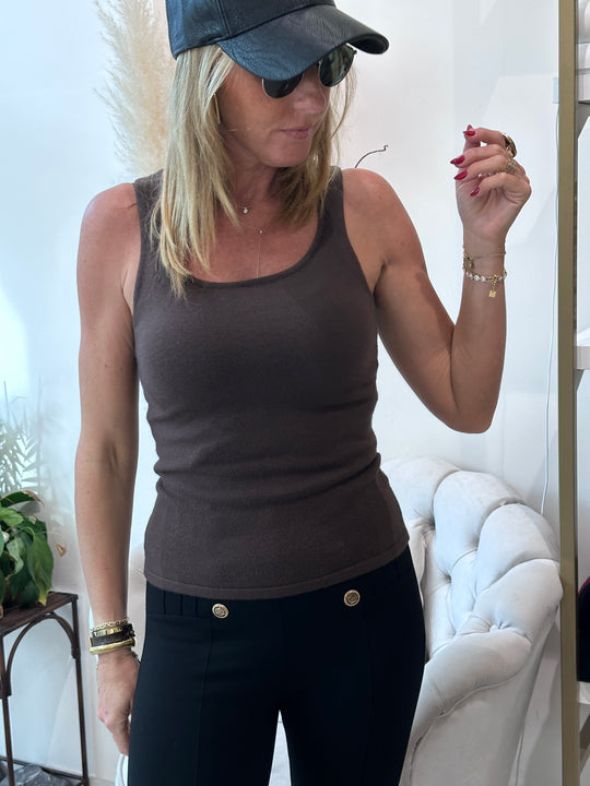 Top maille col carre 007