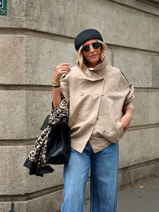 Veste trench Col montant V15061