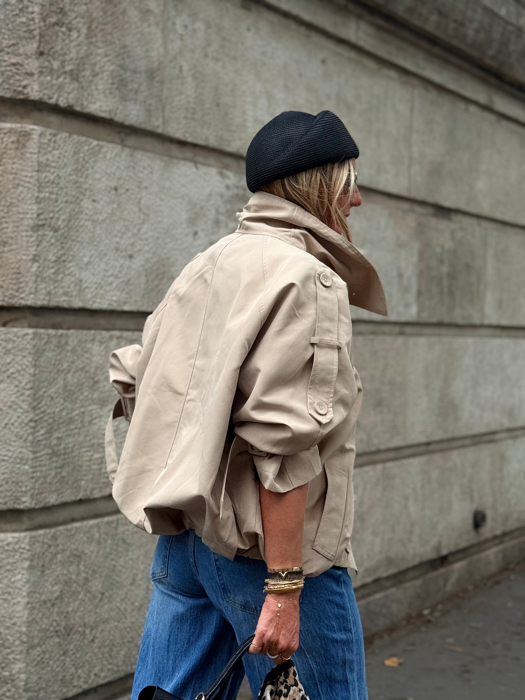 Veste trench Col montant V15061