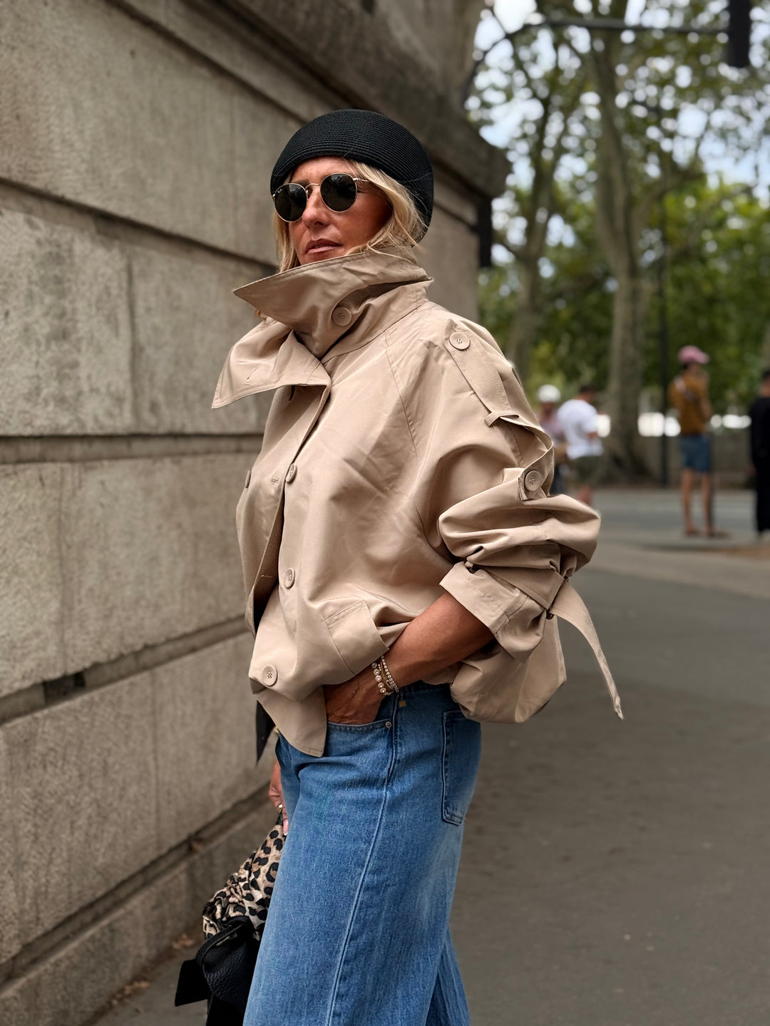 Veste trench Col montant V15061