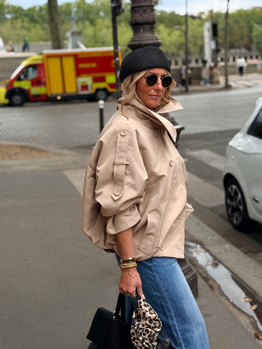 Veste trench Col montant V15061