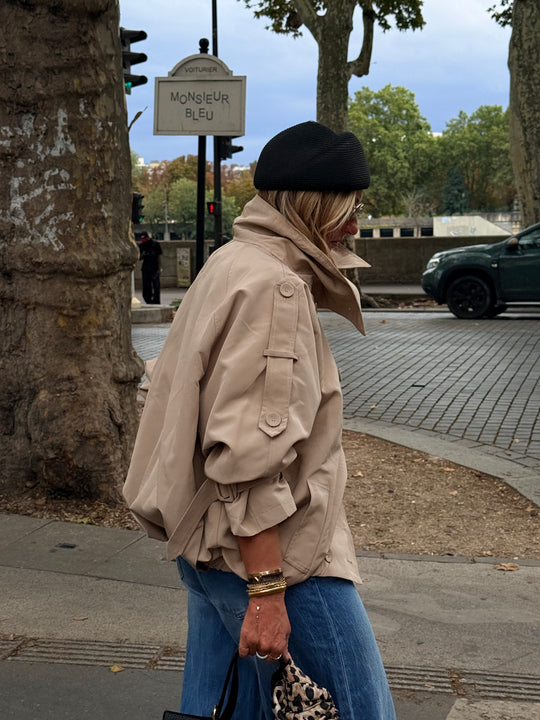 Veste trench Col montant V15061