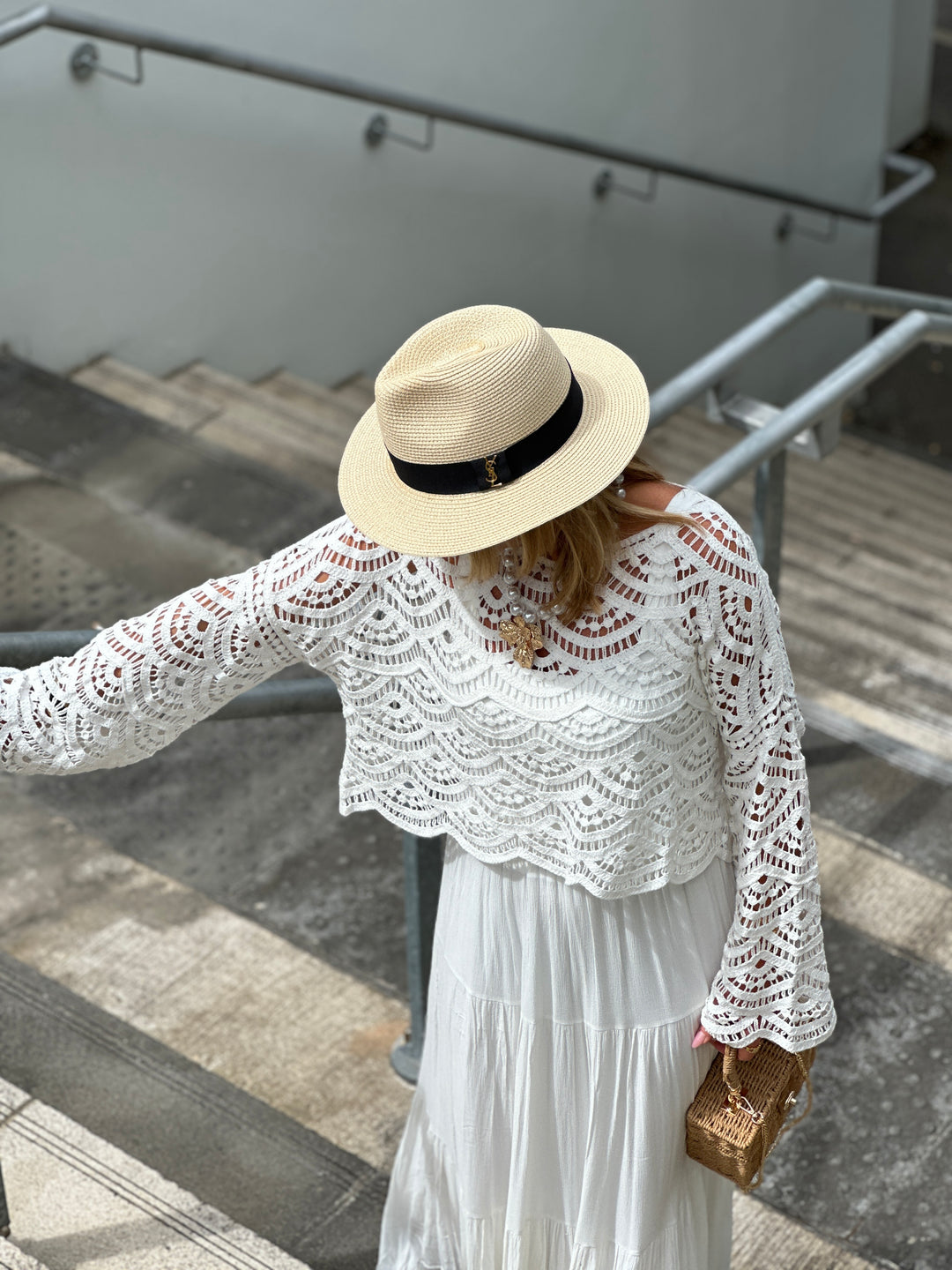 Top croche blanc 9003