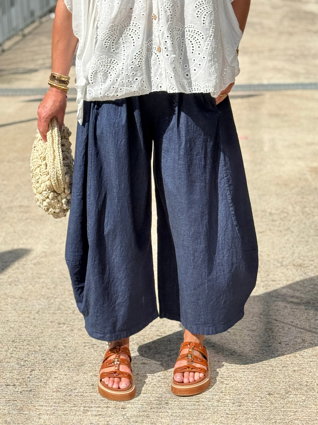 Pantalon BLEU élastique