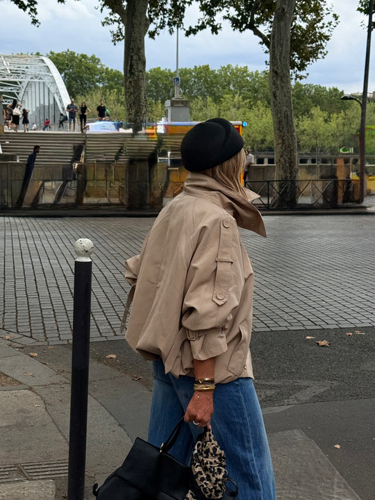 Veste trench Col montant V15061