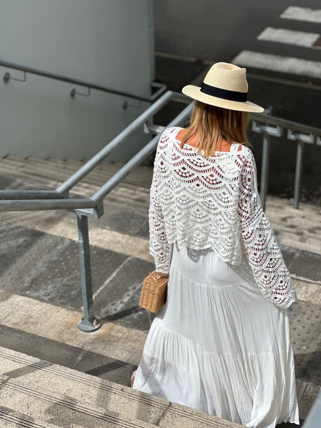 Top croche blanc 9003