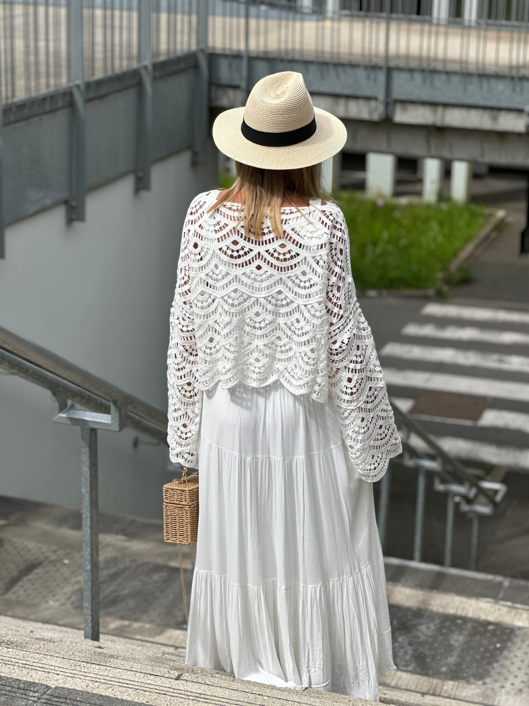 Top croche blanc 9003