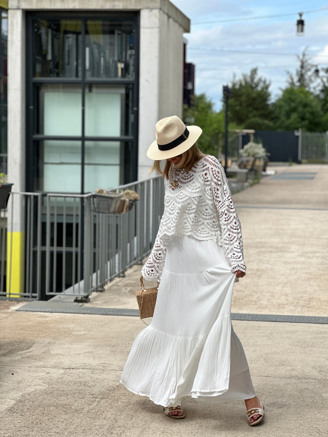 Top croche blanc 9003