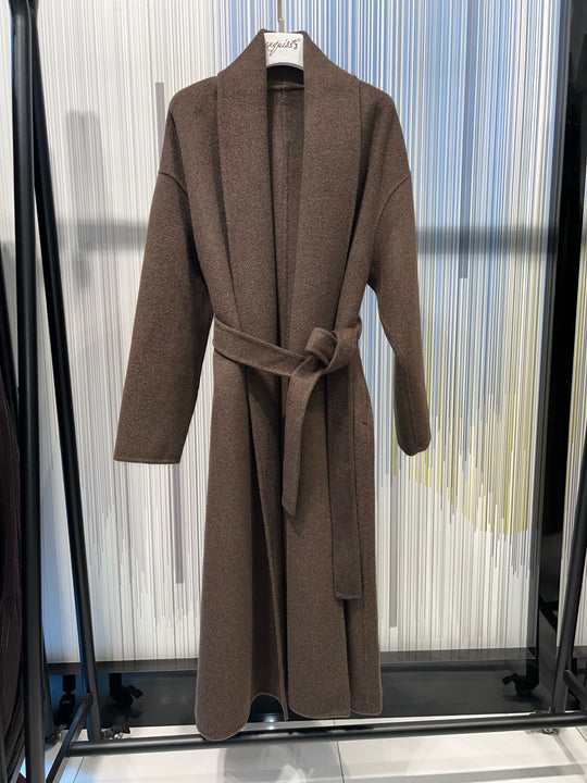 Manteau choco long Laine 009 (120cm)