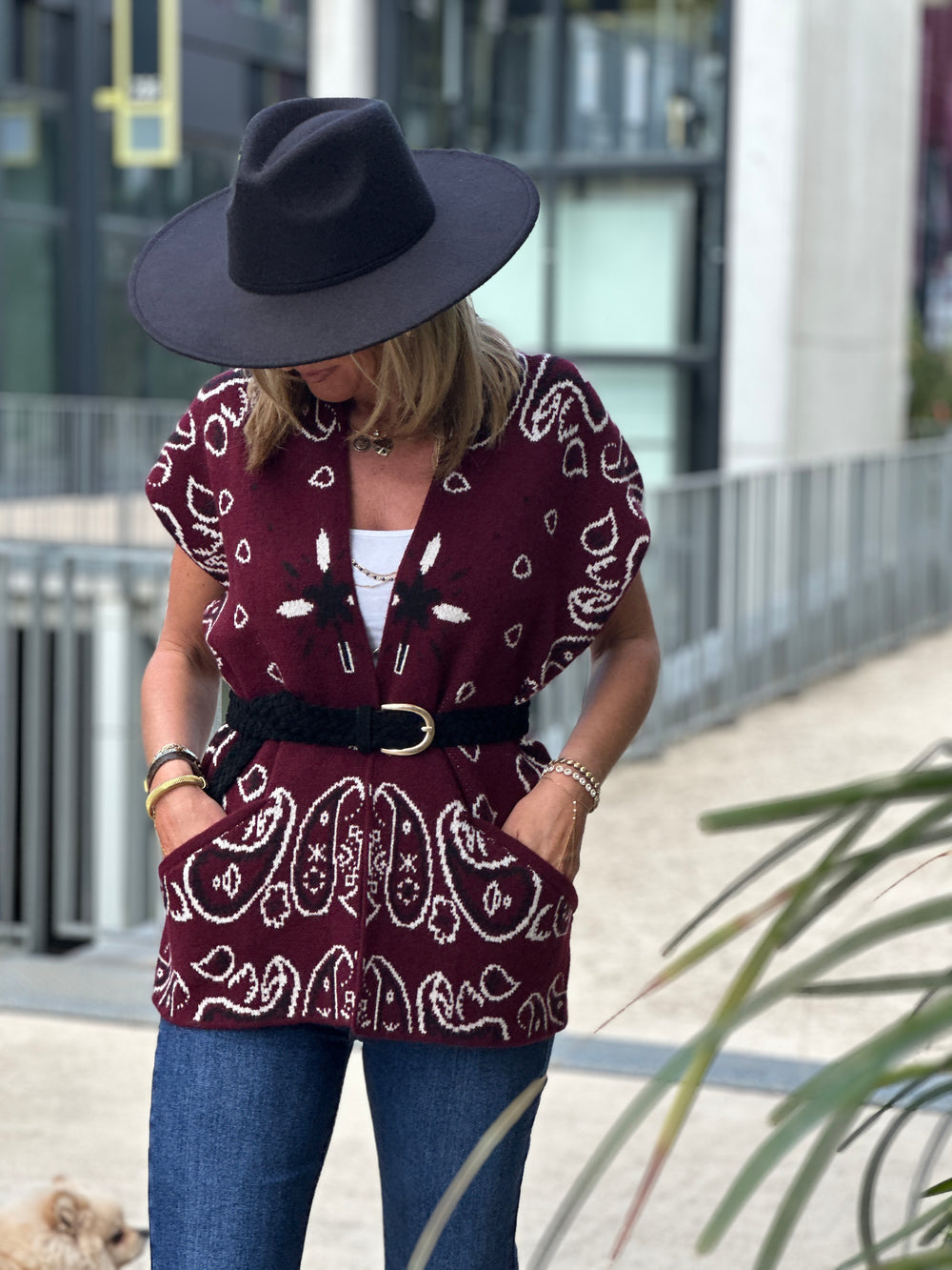 Gilet bandana sans manches 332