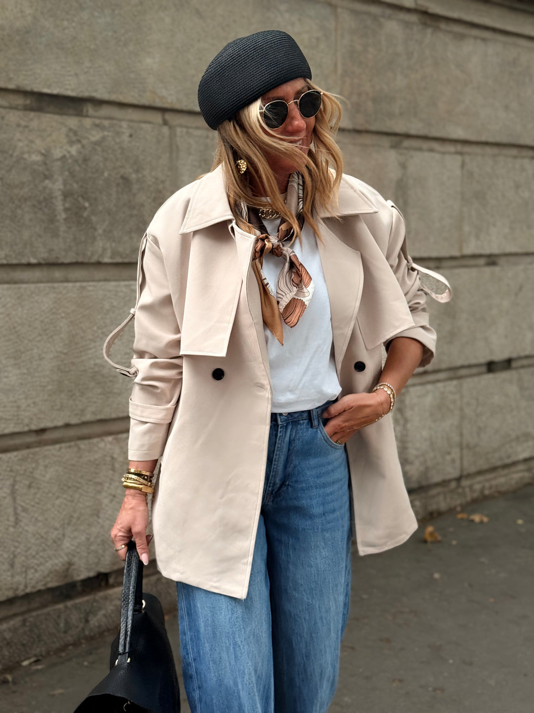 Trench milong 9915 Beige