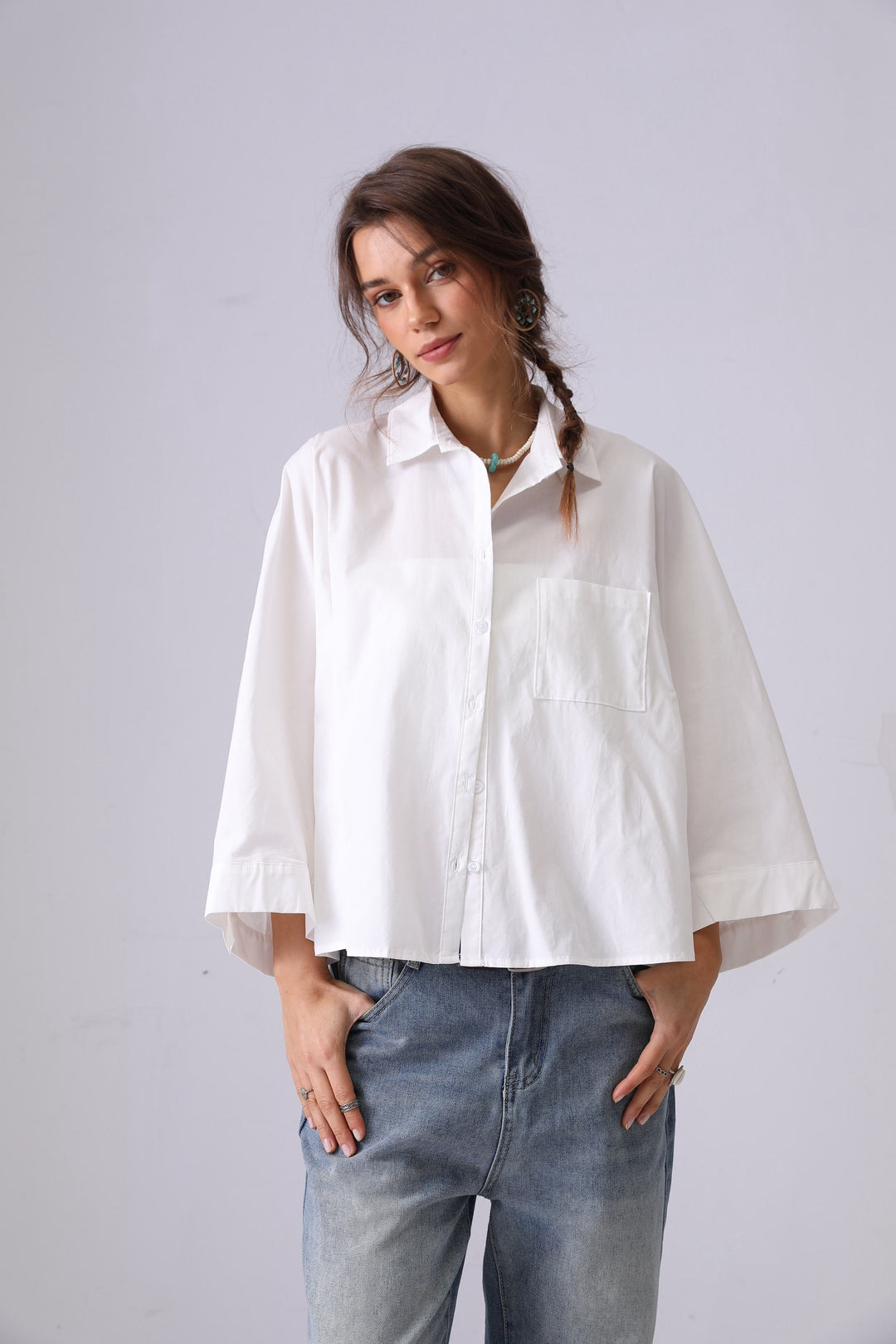 Chemise loose 949 blanc