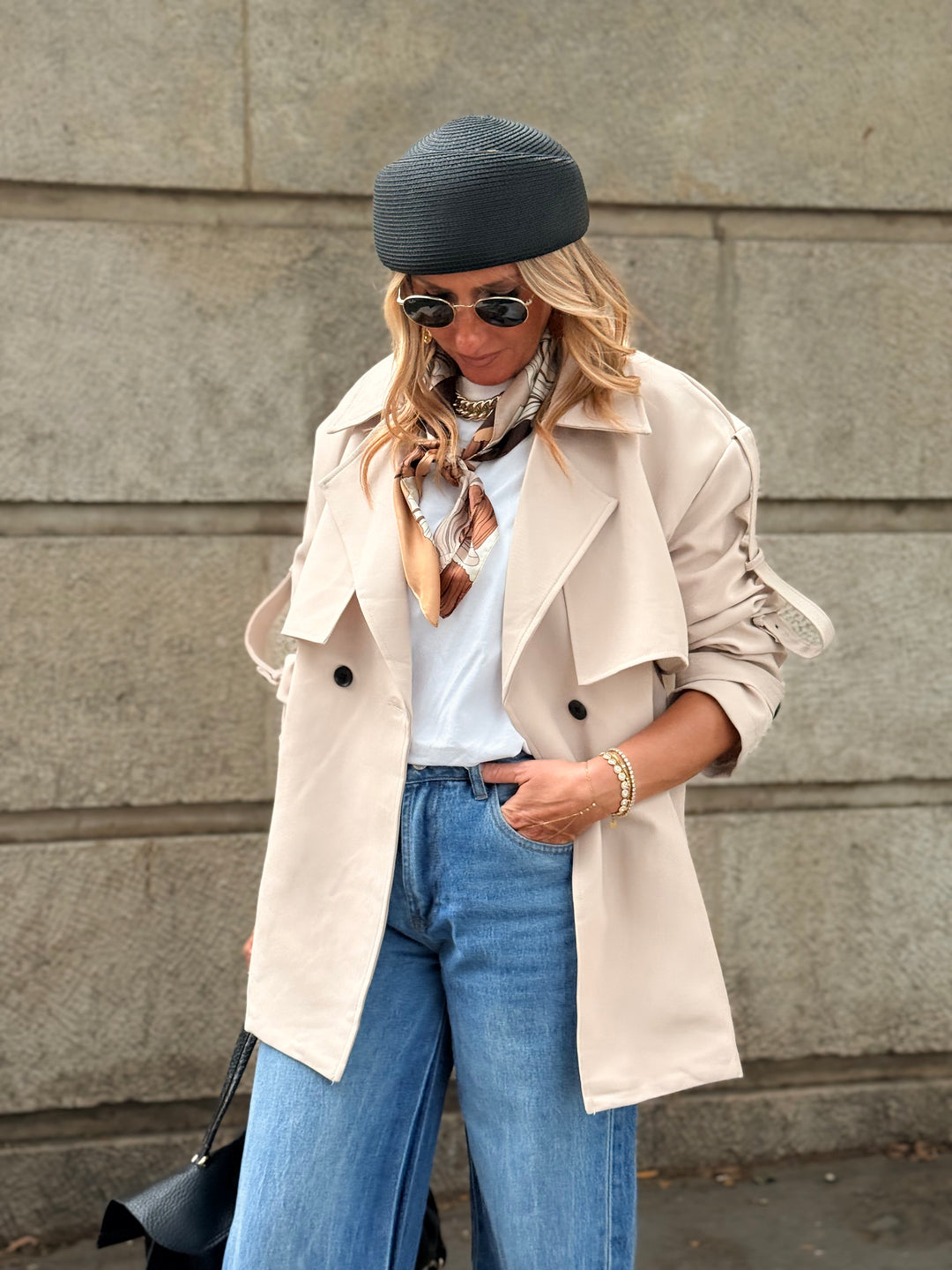 Trench milong 9915 Beige