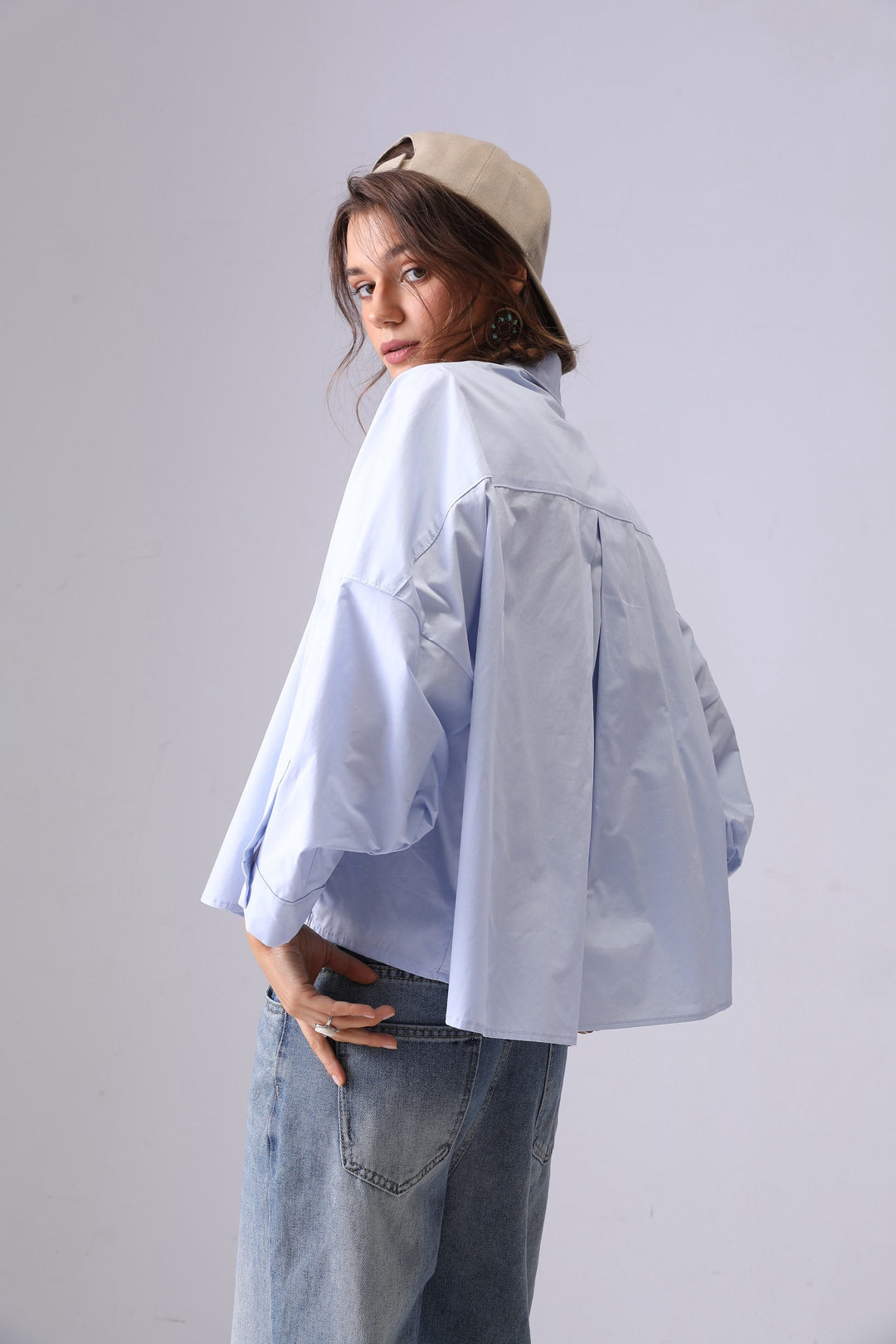 Chemise loose 949 Bleu