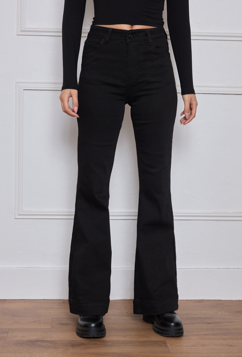 Jean flare Noir mg850