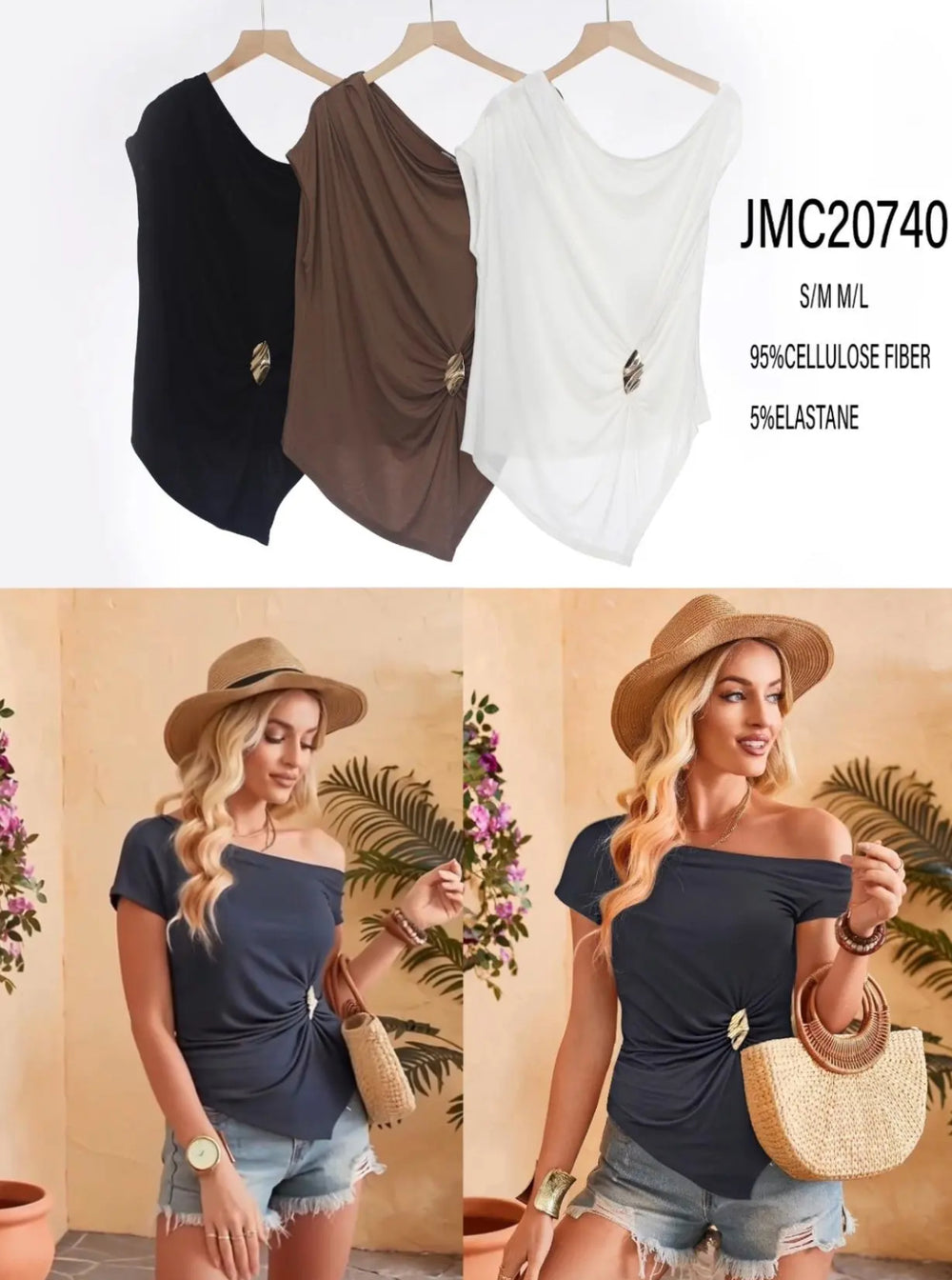 Top col bateau choco 20740