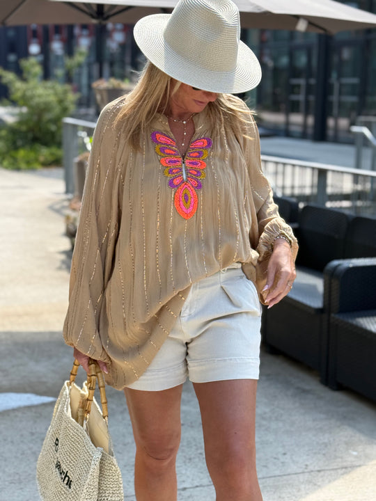 Chemise MIRNA Camel