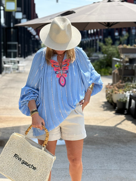 Chemise MIRNA bleu