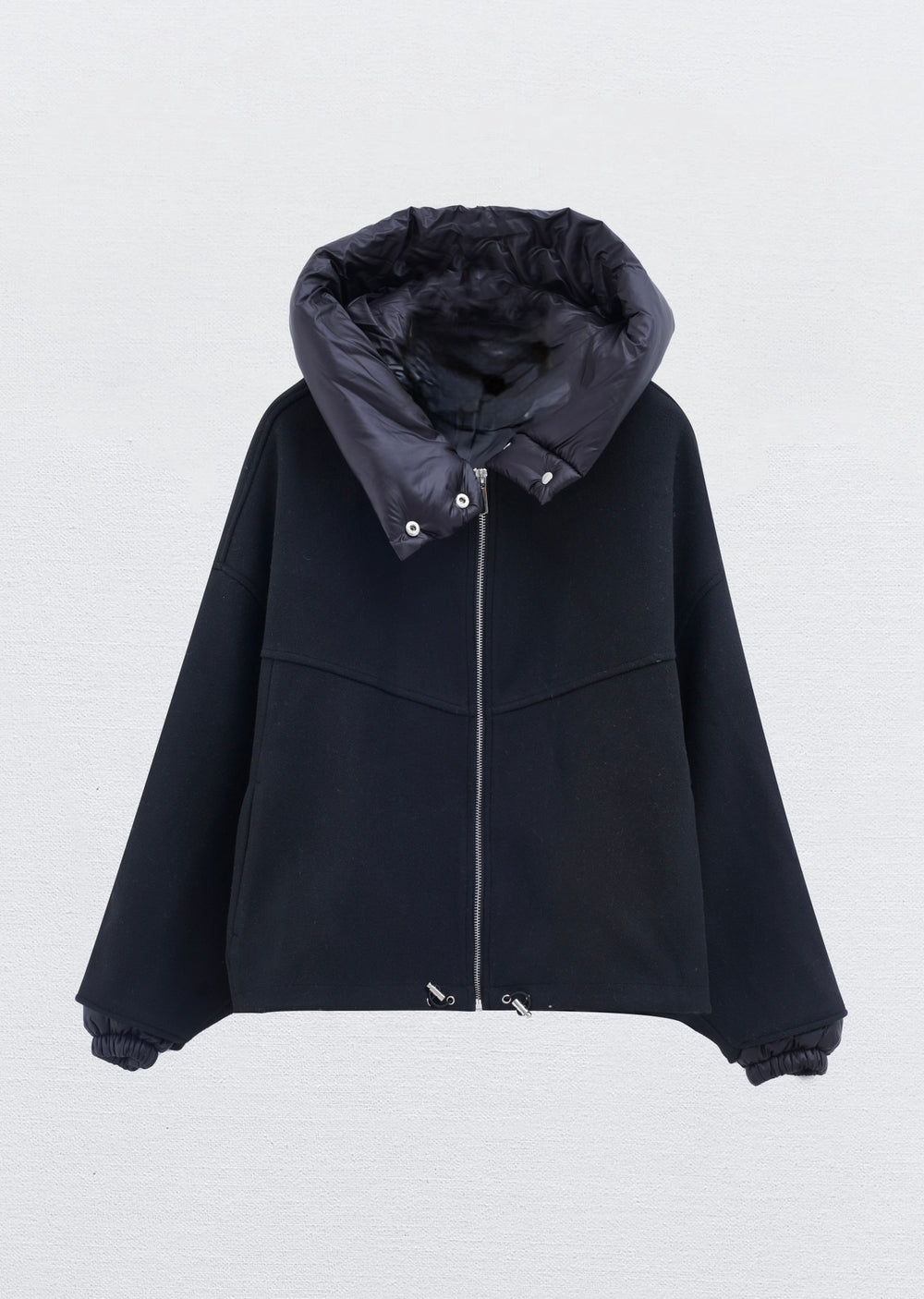 Bomber lainer capuche Noir OX9085