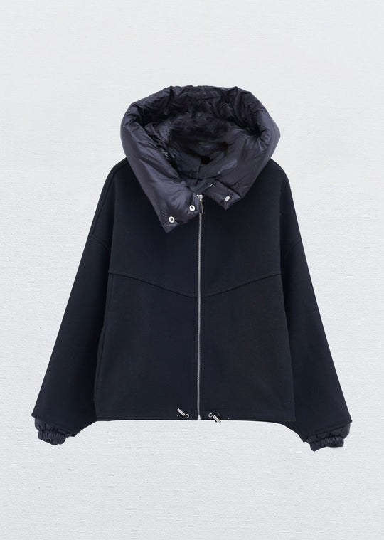 Bomber lainer capuche Noir OX9085 (precommande 7j)